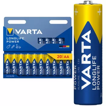 Baterija Varta Longlife Power Mignon AA LR6 – viena AA sārma šūna