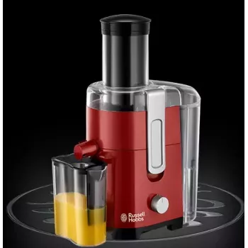 Sulu spiede Russell Hobbs 24740-56 550 W Sarkana 0.75 L sulas trauks 2 L mīkstuma trauks nerūsējošā tērauda asmens