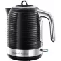 Elektriskā tējkanna Russell Hobbs 1.7 L 2400 W Melna Sudraba