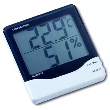 Digitālā laika stacija TFA-Dostmann 30.5002 Melna Balta Mitrums 10-99% Temperatūra -10 līdz 60°C