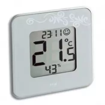 Digitālā laika stacija TFA-Dostmann 30.5021.02 Balta