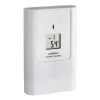 Laika stacija tfa dostmann Casa White LCD — iekštelpu/āra, bezvadu 0.433 GHz, AA 1.5 V, 141×100×48 mm
