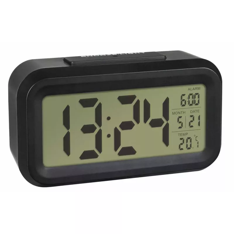 Modinātājpulkstenis TFA-Dostmann 60.2018.01 Melns LED displejs