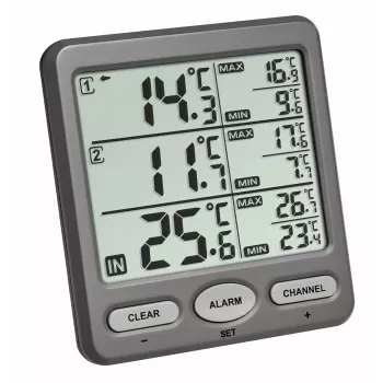 TFA-Dostmann 30.3062 Bezvadu temperatūras sensors iekštelpām/ārtelpām, brīvi stāvošs