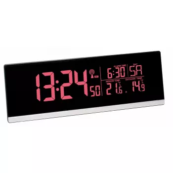 Digitālais modinātājpulkstenis TFA-Dostmann 60.2548.01 Melns, ar baterijām
