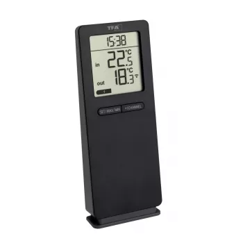 Bezvadu termometrs TFA-Dostmann 30.3071.01 Iekštelpu/Āra Digitāls 0-50°C