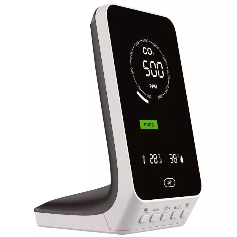 CO2 monitors TFA Dostmann AIRCO2NTROL UP 31.5010 — digitāls displejs, CO2, temperatūra, mitrums