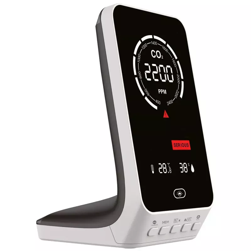 CO2 monitors TFA Dostmann AIRCO2NTROL UP 31.5010 — digitāls displejs, CO2, temperatūra, mitrums
