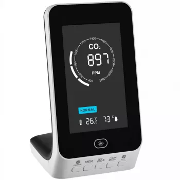 CO2 monitors TFA Dostmann AIRCO2NTROL UP 31.5010 — digitāls displejs, CO2, temperatūra, mitrums