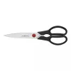 Virtuves šķēres ZWILLING TWIN L 230 mm, nerūsējošā tērauda asmeņi, melns rokturis, universāla lietošana