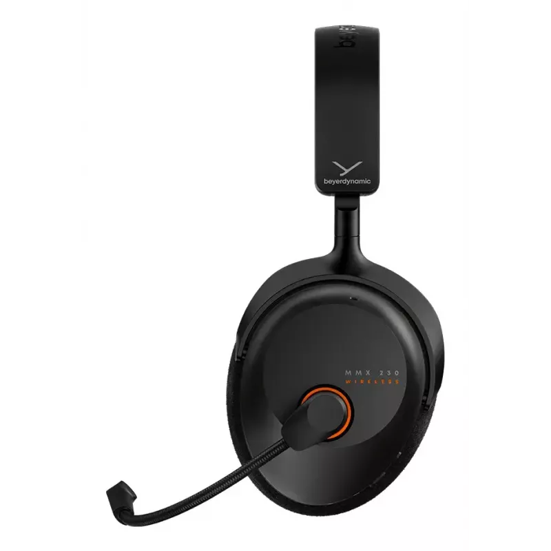 Austiņas Beyerdynamic MMX 230 — vadu un bezvadu, USB-C, Bluetooth, apauss, 20–20000 Hz, 1,8 m kabelis, Melns