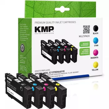 KMP 1656,4005 tintas kasetņu komplekts Melna Ciāna Magenta Dzeltena