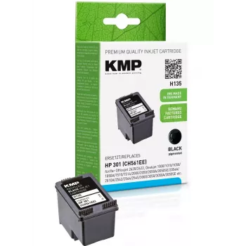 KMP H135 Black tintas kasetne melna