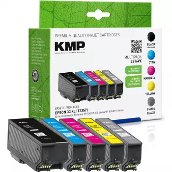 Kase KMP Epson T3357 Multipack 400-650S E216VX remanufactured Melns
