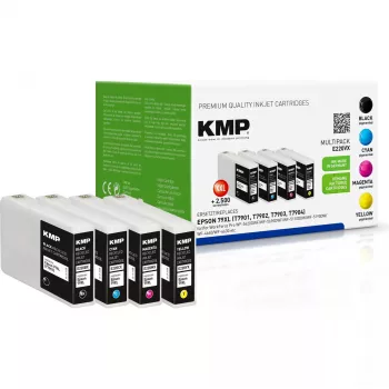 KMP Epson T7901-T7904 Multip. 2700-3000 L. E220YX pārstrādāta kasetne