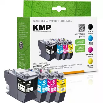 Kartridžs KMP Brother LC3219VALDR Multip. Melns