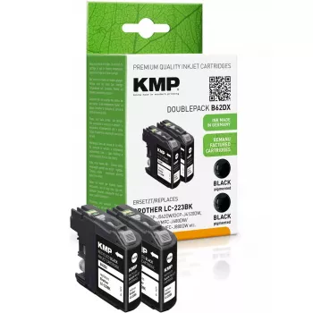 KMP Brother LC-223BK melna doppelpaka 2x550 lpp