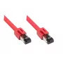 Tīkla kabelis Alcasa 8080-150R Sarkans 15 m Cat8.1 S/FTP