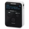 Portatīvais radio TECHNISAT DIGITRADIO mobil 2 — DAB+ / FM, OLED 0,91 collas, 3,5 mm, USB-C, Li-Ion 500 mAh, Melns/Balts