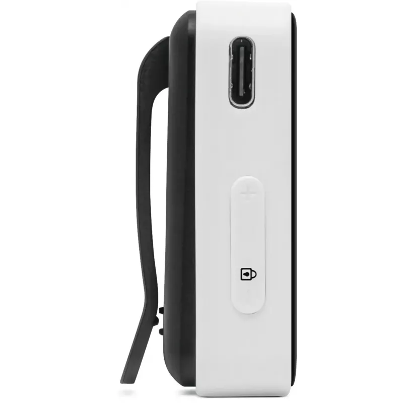 Portatīvais radio TECHNISAT DIGITRADIO mobil 2 — DAB+ / FM, OLED 0,91 collas, 3,5 mm, USB-C, Li-Ion 500 mAh, Melns/Balts