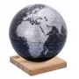 Politiskais globuss TROIKA EXPLORER 360° 25 cm Classic Table Black Silver