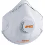 Respiratora maska UVEX silv-Air class.2210 FFP2, 3 slāņu aizsardzība