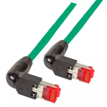 Tīkla kabelis EFB Elektronik K4137GN.1.5 RJ-45 Cat6a 1.5 m zaļš