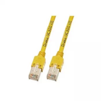 Tīkla kabelis EFB Elektronik K8015.0,50 RJ-45 Cat5e 0,5 m Dzeltens
