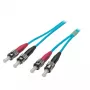 Optiskās šķiedras kabelis EFB Elektronik O7013.2 2m ST Tirkīza