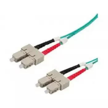 Optiskās šķiedras kabelis INTELLINET ROLINE LWL 50/125µm OM3 SC–SC 5m Zaļš