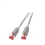 Tīkla kabelis EFB Elektronik K8058.0,50 RJ-45 Cat6a 0,5 m Balts