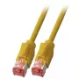Tīkla kabelis EFB Elektronik K8708GE.1 RJ-45 Cat6e 1 m Dzeltens