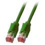 Tīkla kabelis EFB Elektronik K8708GN.10 RJ-45 Cat6a 10 m Zaļš
