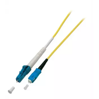 Optiskās šķiedras kabelis EFB Elektronik O0947.15 15 m LC SC I-V(ZN) H Dzeltens