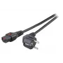 Strāvas kabelis EFB Elektronik EK600SW.3 Melns 3 m