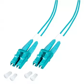 Optiskās šķiedras kabelis EFB Elektronik O0312.2-1.2 LC OM3 2 m Tirkīza