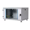 Sienas stiprinājuma skapis EFB Elektronik 691712VGR.60, 12U, 19 inch, 600x600x600 mm, pelēks
