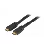HDMI kabelis EFB Elektronik K5431SW.0,5 0,5 m Type A vīrietis-vīrietis melns