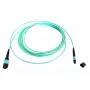 Šķiedru optikas MTP kabelis EFB Elektronik MTPF12MTPFOM3-7,5-A — 7,5 m, OM3, MTP–MTP, 50 µm, Aqua