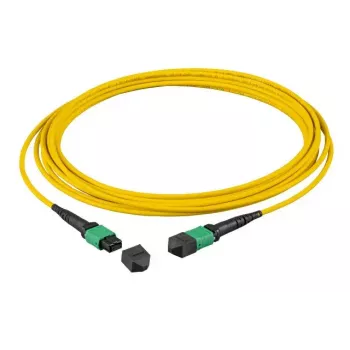 Optiskās šķiedras kabelis EFB Elektronik MTPF24MTPFOS2-5-A MTP OS2 5 m Dzeltens