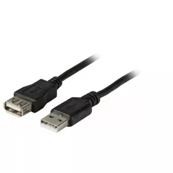 USB kabelis EFB Elektronik K5248.1 1m USB A Melns