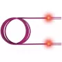 Sacon LSD42100020 šķiedru optikas kabelis 2m LC SC violetā krāsā (OM4)