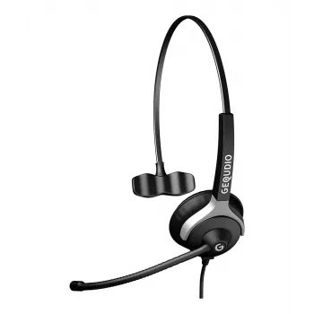 Austiņas GEQUDIO WA9001 vadu, galvas saite, supra-aural, melnas