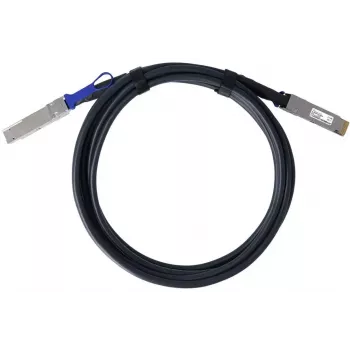 BlueOptics QDD-400-CU2M-BL InfiniBand optiskā šķiedra kabelis 2 m QSFP-DD Melns