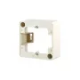 MetzConnect 130829-01-I sienas plāksne / slēdža pārsegs, pērļu balts, 85×85 mm, 36 mm dziļums