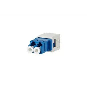 Šķiedru optikas adapteris METZ CONNECT 1402L00820MI LC/SM, zils/balts, keramika