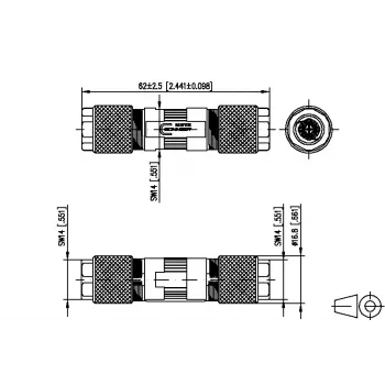 Vadu savienotājs BTR NETCOM 130863-02-E