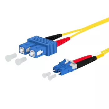 Šķiedru optikas kabelis METZ CONNECT 151P1EOJO15E SC-LC I-V(ZN) H 1,5 m Dzeltens