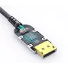 FiberX HDMI kabelis FX-I350-015 15m Type A vīriešu 2.0 18Gbit/s Melns Sudrabs