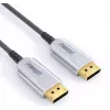 FiberX HDMI kabelis FX-I350-015 15m Type A vīriešu 2.0 18Gbit/s Melns Sudrabs